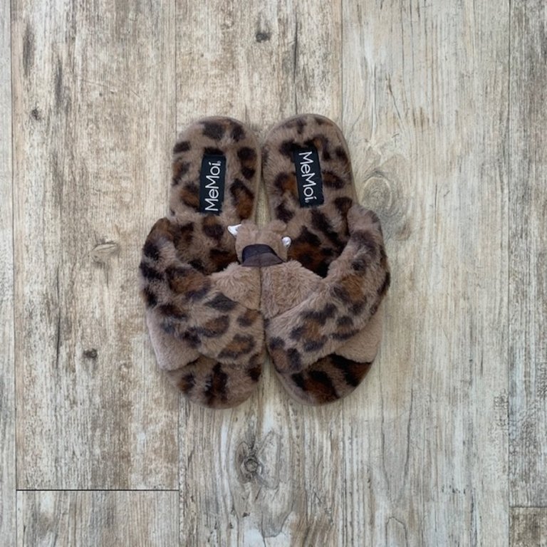 cheetah slippers
