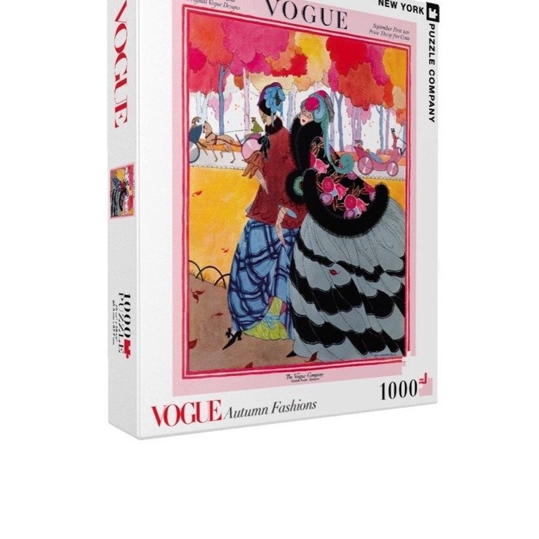 New York Puzzle Co VOGUE Autumn Fabrics 1000 Puzzle