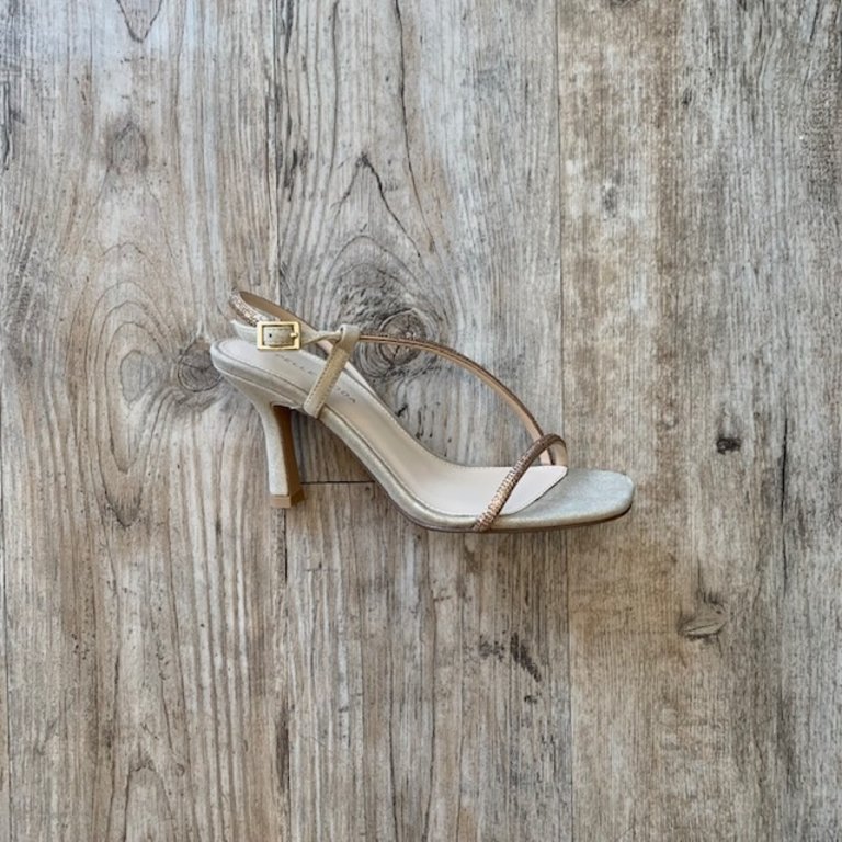 Metallic Basic Barely There Heels | boohoo