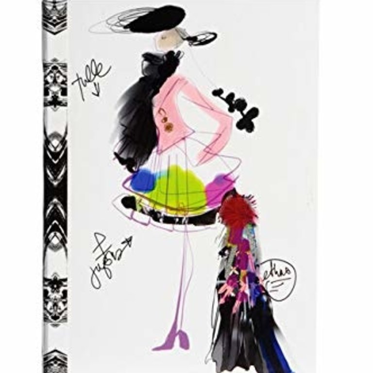 Christian Lacroix Lacroix Fashion Sketch Notebook