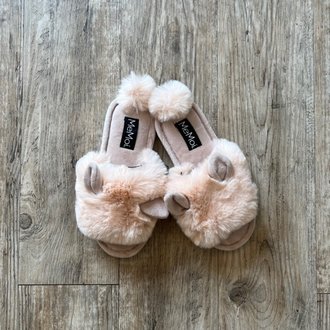 Me Moi MeMoi Bunny Hop Pom Slipper