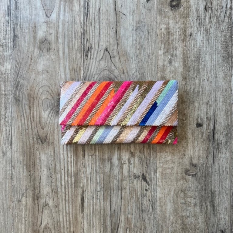 SamSer Designs Samser Roxy Rainbow Clutch