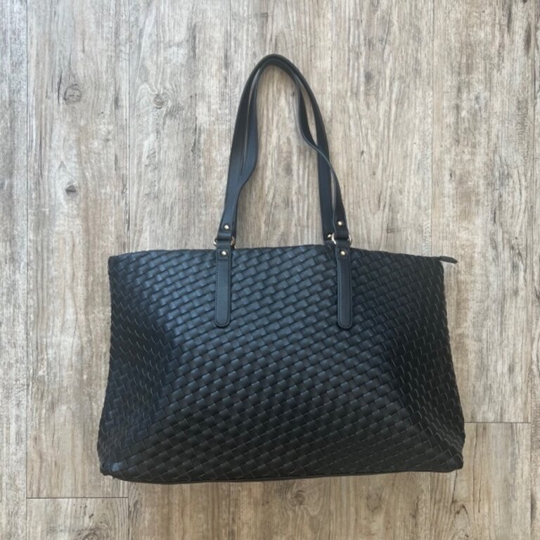 Sondra Roberts Small Weave Tote