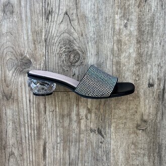 All Black All Black Crystal Ball Slide