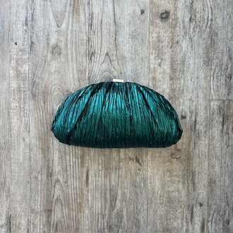 Sondra Roberts Crinkle Metallic Clutch