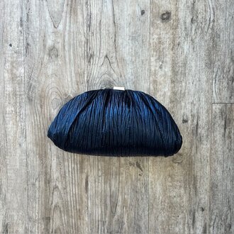 Sondra Roberts Crinkle Metallic Clutch