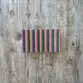 Sondra Roberts Rhinestone Box Clutch