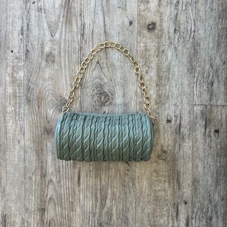 Sondra Roberts Pleated "Tootsie" Bag
