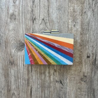 R Design R Design "Rays" Box Clutch