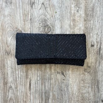 Sondra Roberts Sondra Roberts Satin Beaded Clutch