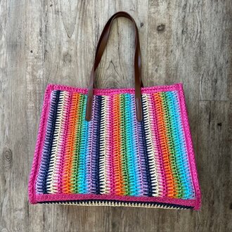 Urban Expressions Candi Striped Tote