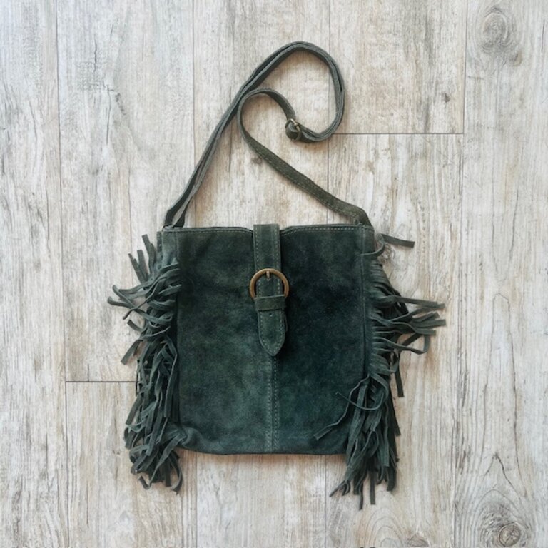 Jijou Capri Jijou Capri Fringed Buckle Crossbody
