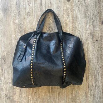 Jijou Capri Jijou Capri Leather Studded Tote Jijou Capri Jijou Capri Leather Studded Tote