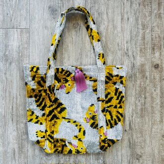 Acya Design Acya Silk Ikat Large Hobo Bag SS