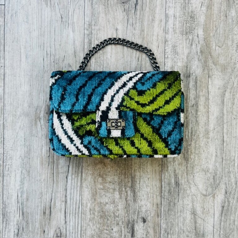 AYCA AYCA Silk Ikat Crossbody w/ Chain SS