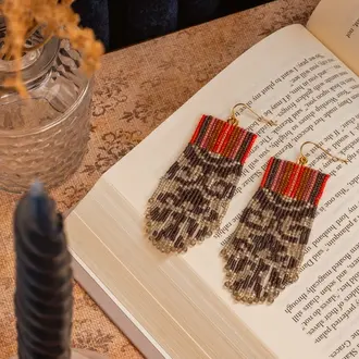 Mayana Design Mayana Design Demask Fringe Earring