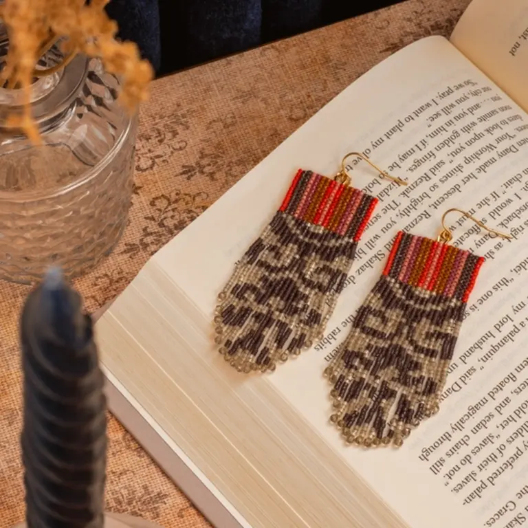 Mayana Design Mayana Design Demask Fringe Earring