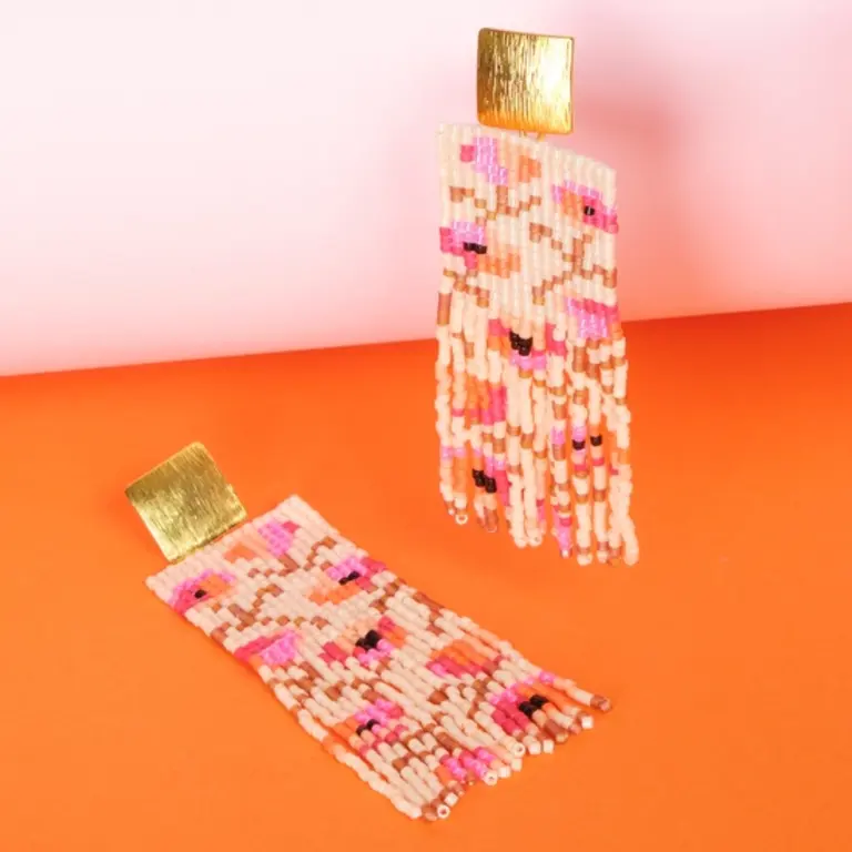 Mayana Design Mayana Design Beaded Poppy Earring