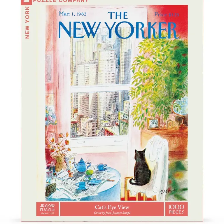 New York Puzzle Co NYPC Cat's Eye View 1000 Puzzle