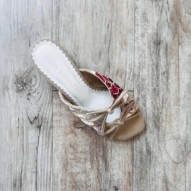 Oasis Society Oasis Society The Emerald Bow Slide