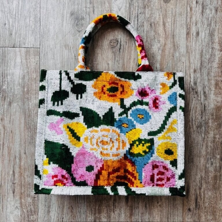 Acya Design Acya Silk Ikat Garden Tote