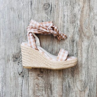 Oasis Society Oasis Society Oceana Gingham Wedge