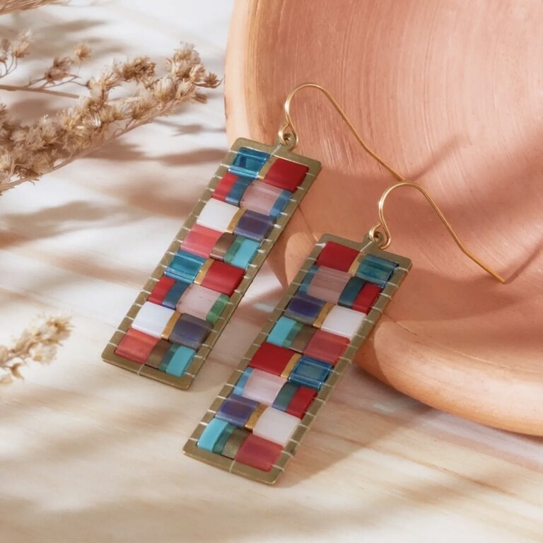 Mayana Design Mayana Design Mosaic Tile Earring