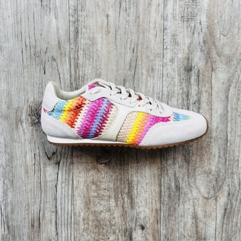 Larroude Larroude Stella Striped Sneaker