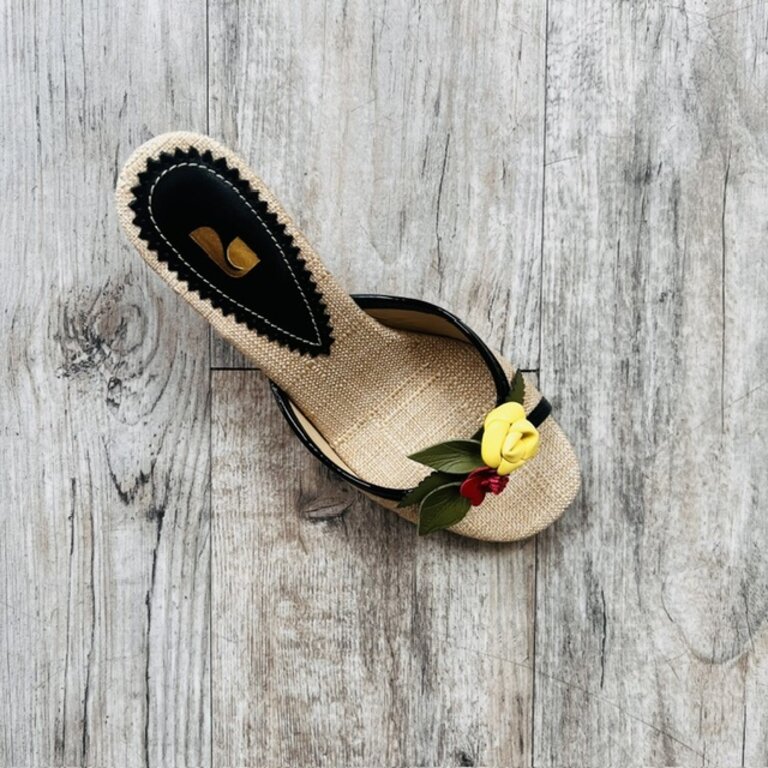 Larroude Larroude Juliette Floral Slide