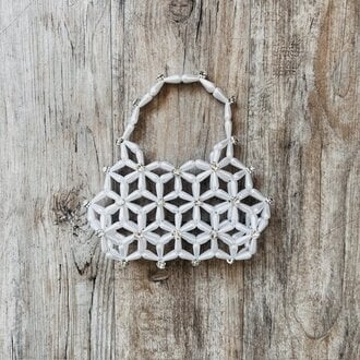 Melie Bianco Melie Bianco Lulu Floral Pearl Bag