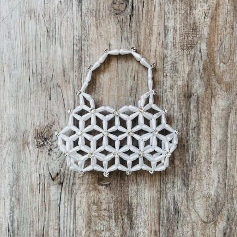Melie Bianco Melie Bianco Lulu Floral Pearl Bag