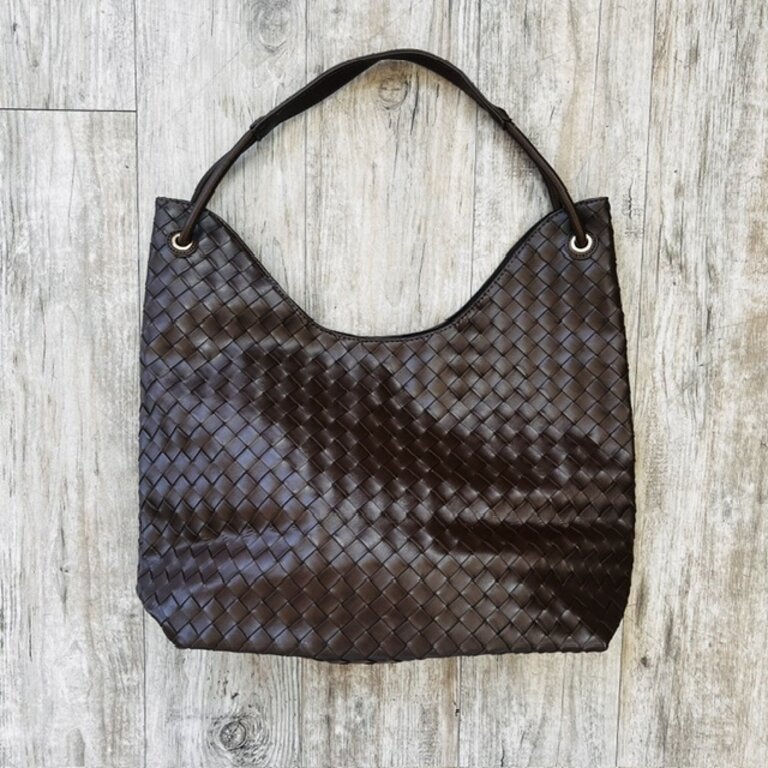 Moda Luxe Moda Luxe Ezia Woven Hobo Bag