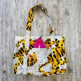AYCA AYCA Silk Ikat Large Soft Tiger Tote