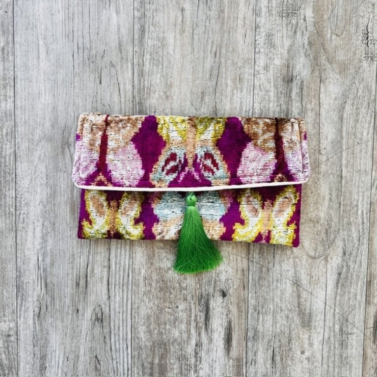 AYCA AYCA Silk Ikat Clutch