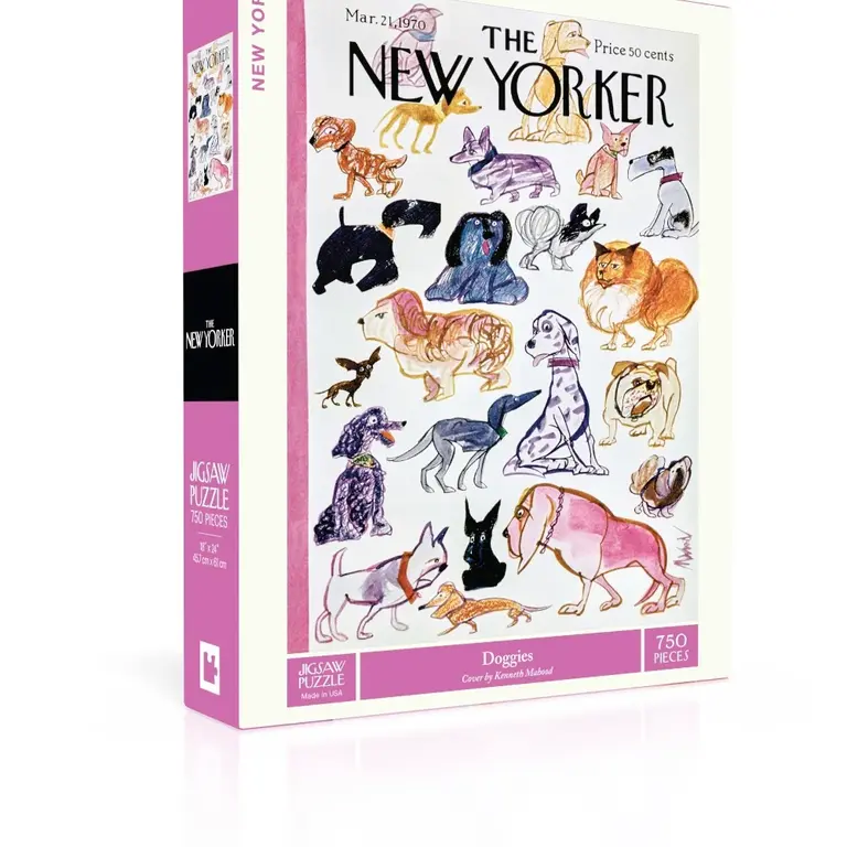 New York Puzzle Co NYPC Doggies 750 Puzzle