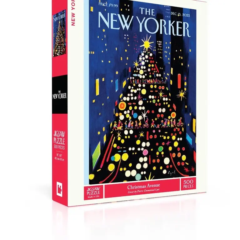 New York Puzzle Co NYPC Christmas Avenue 500 Puzzle