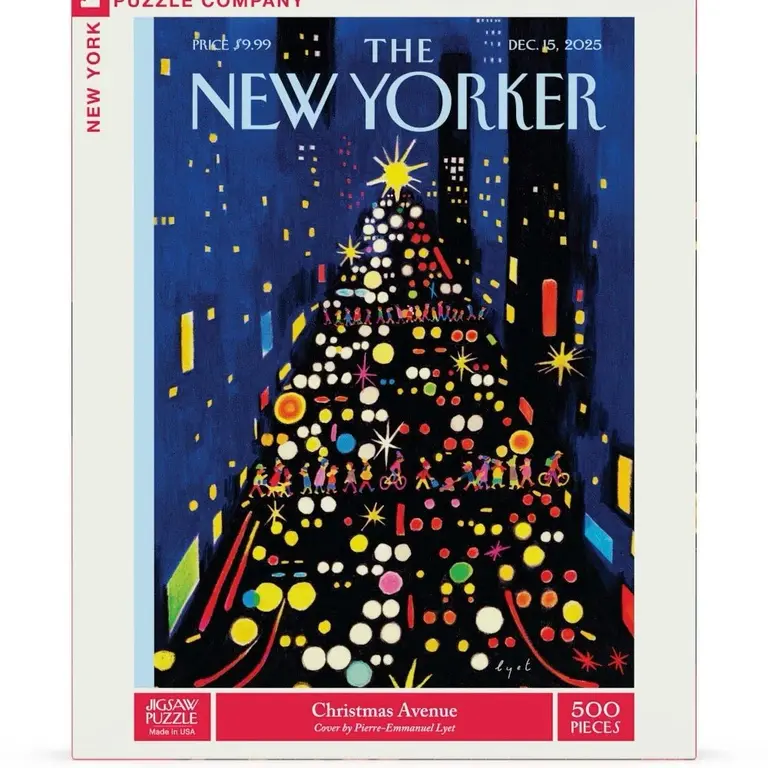 New York Puzzle Co NYPC Christmas Avenue 500 Puzzle