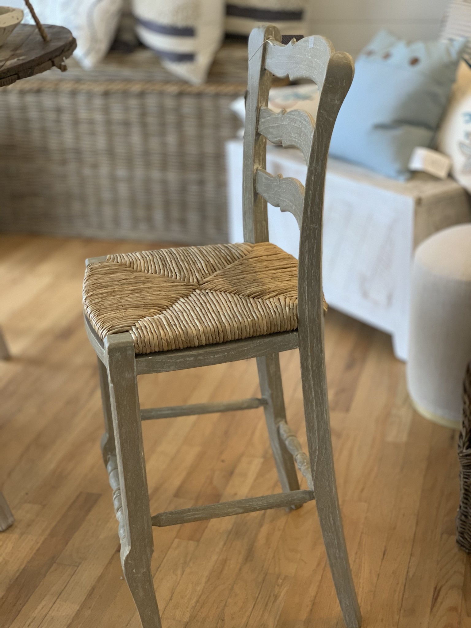 Provence Ladderback Counter Stool The Garret