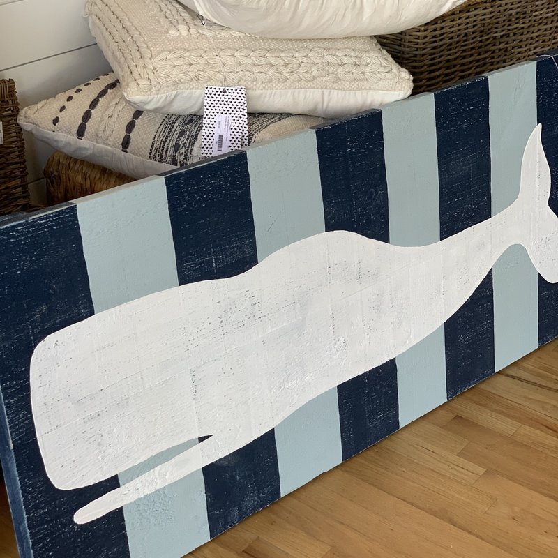 White Whale on Stripe