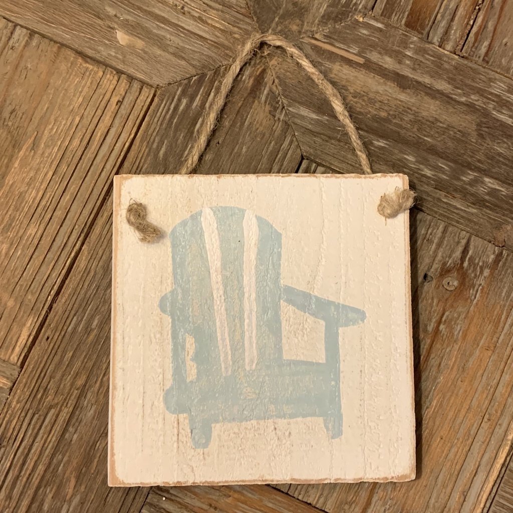 Wood Hanger - Beach Chair - Palladian Blue