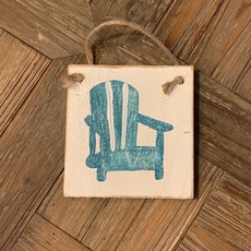 Wood Hanger - Beach Chair - Sea Wave