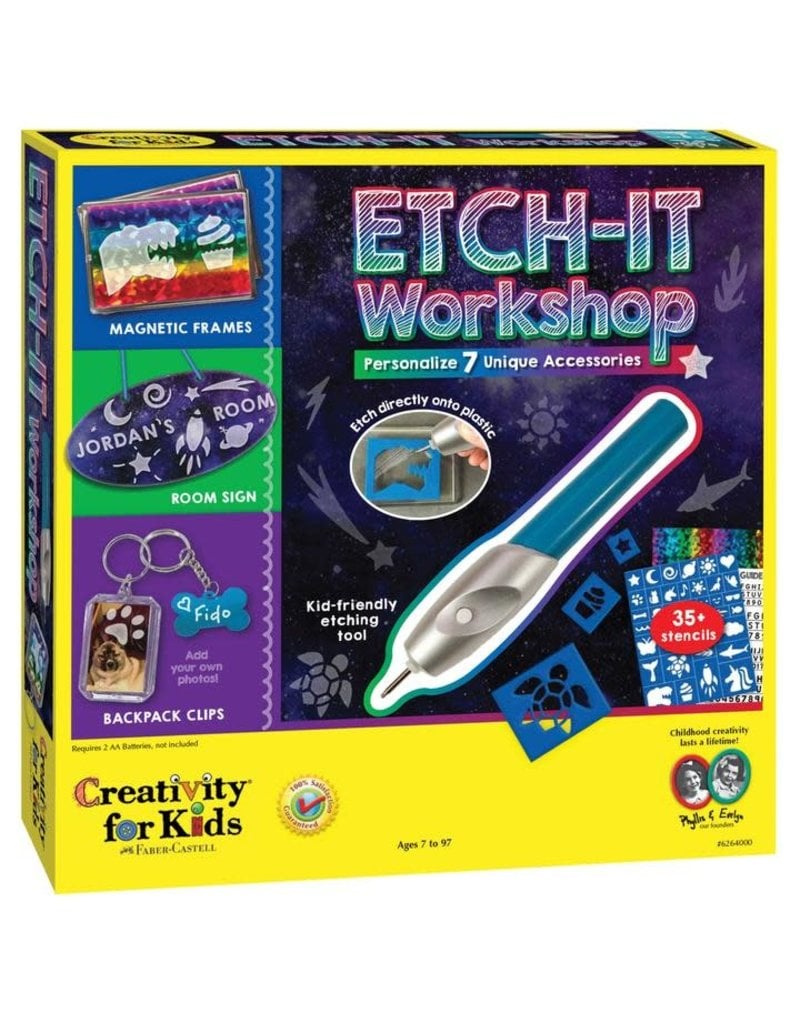 Creativity for Kids Etch It Workshop 7+