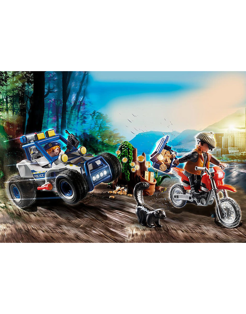 Playmobil Police Off-Road Car with Jewel Thief 4+
