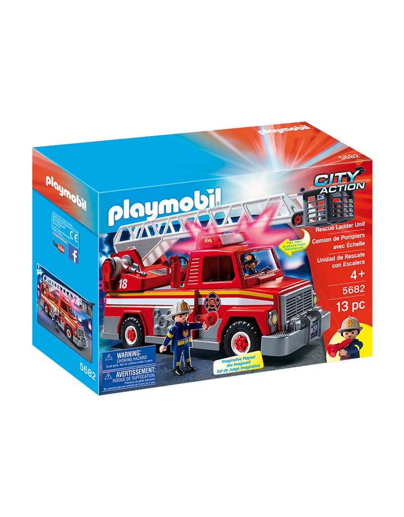 Playmobil Playmobil Rescue Ladder Unit 4+