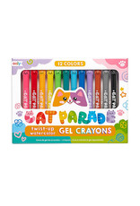 ooly Cat Parade Watercolor Gel Crayons 12 pcs