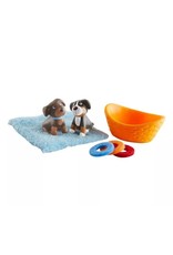 HABA Little Friends Brown and Tricolor Puppy 3+