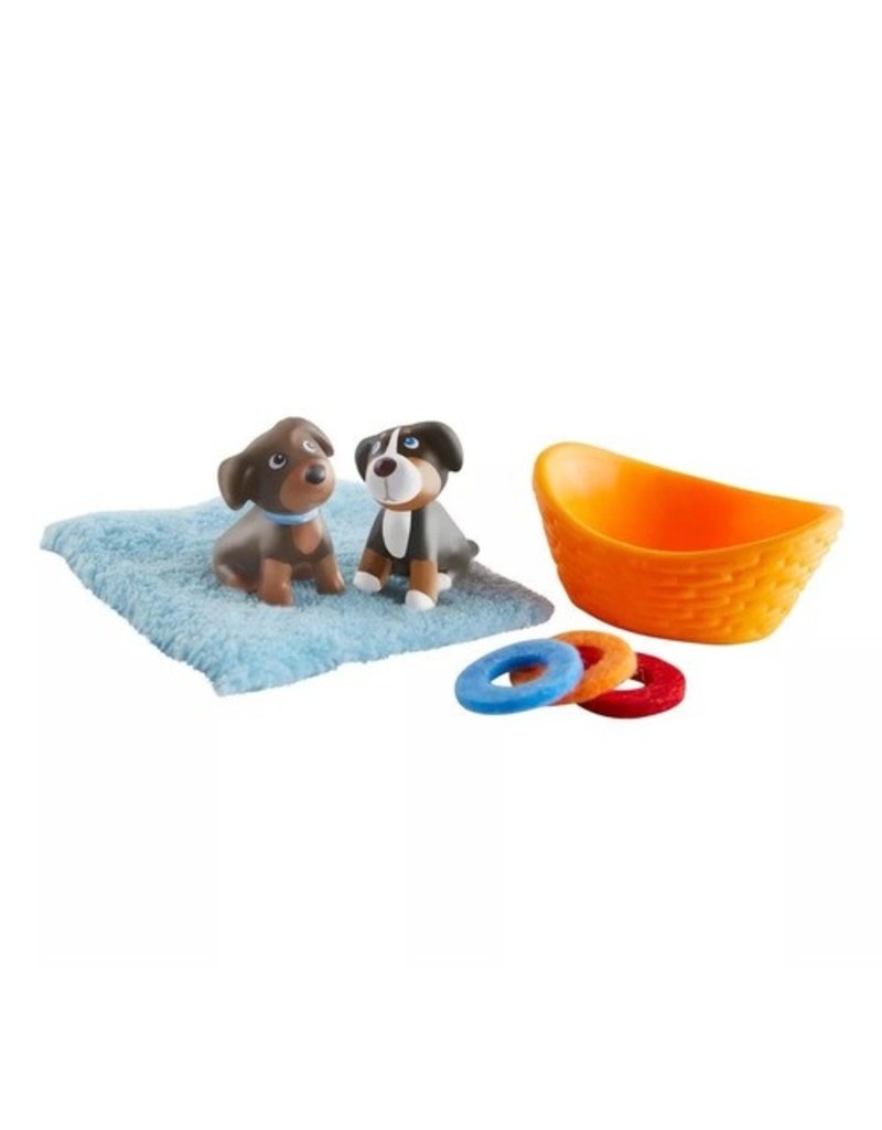 HABA Little Friends Brown and Tricolor Puppy 3+