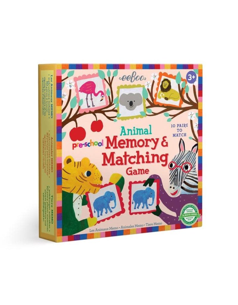 eeBoo Pre-school Animal Memory Matching Game 3+