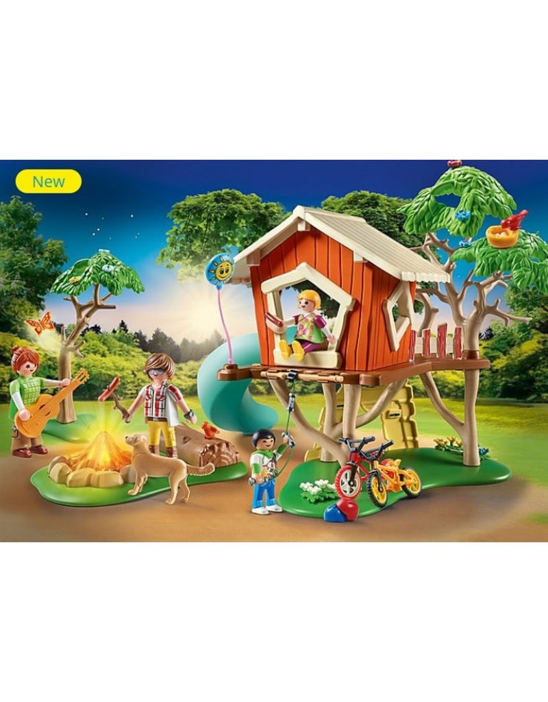 Playmobil Adventure Treehouse with Slide 4+