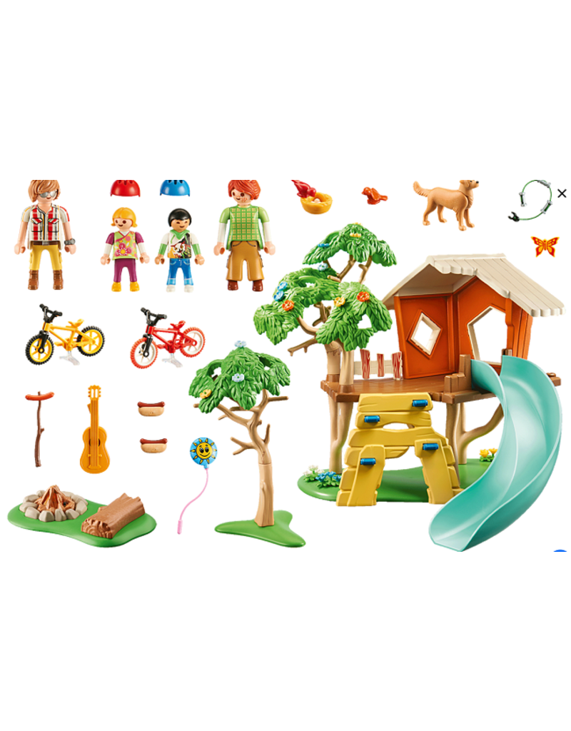 Playmobil Adventure Treehouse with Slide 4+